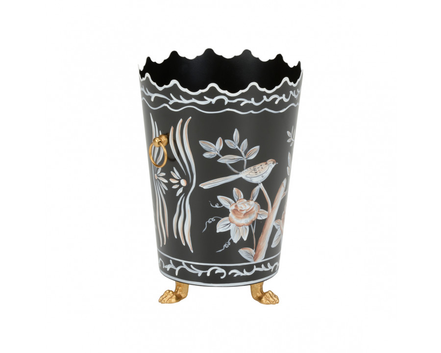 Chelsea House Midland Wastebasket - Black