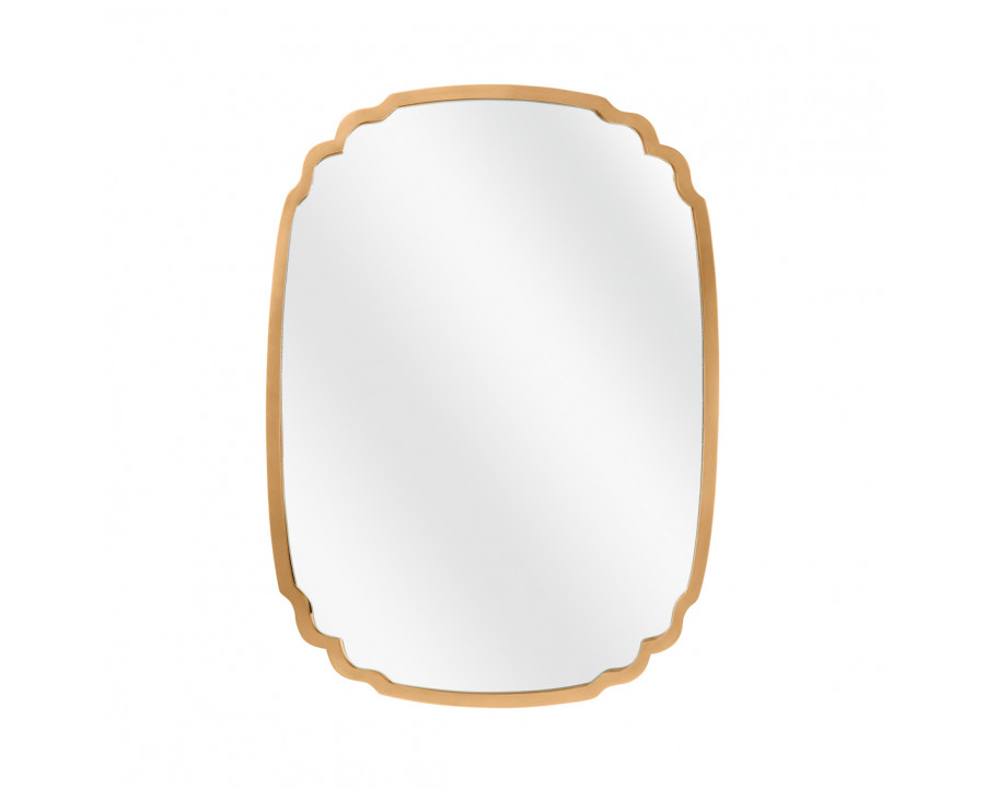 Chelsea House - Valo Mirror in Antique Gold/Clear/Plain