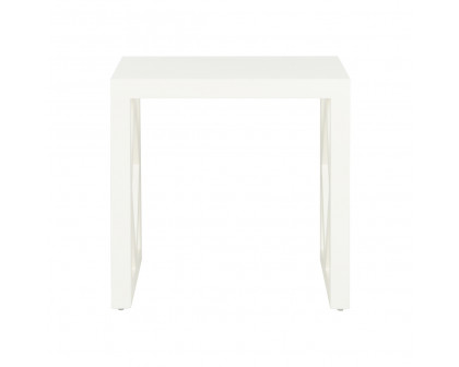 Chelsea House - Diamond Side Table in Ivory