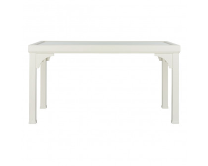 Chelsea House - Bolton Desk in White/Clear