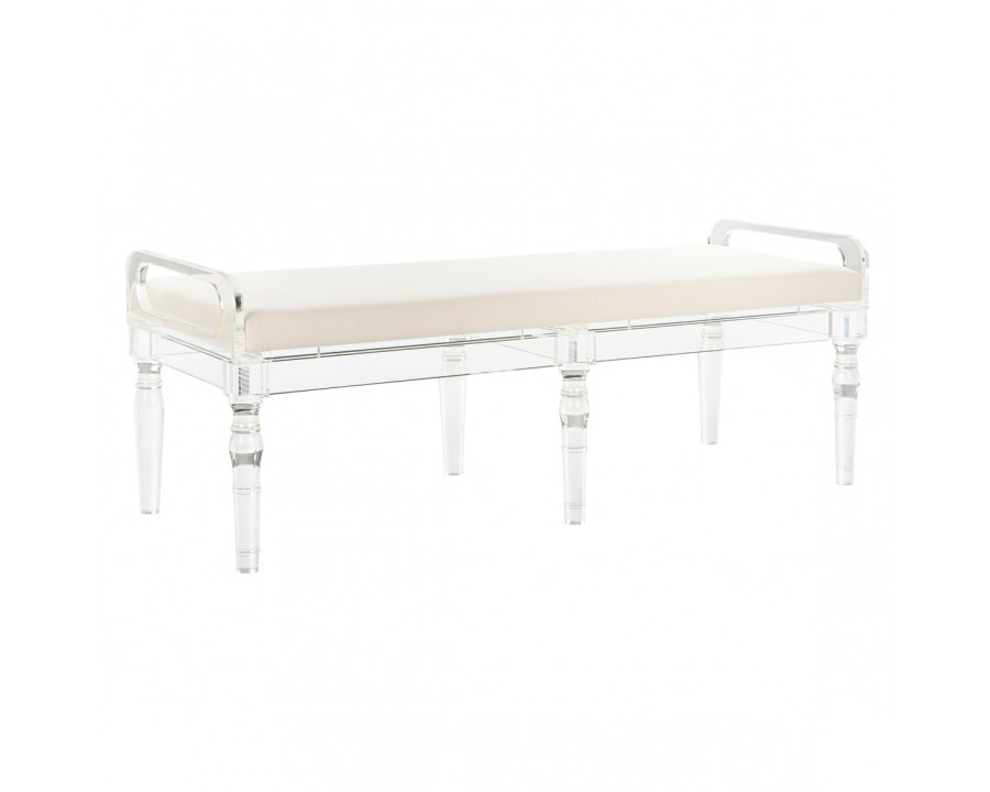 Chelsea House - Masters Acrylic Bench in Clear/Natural