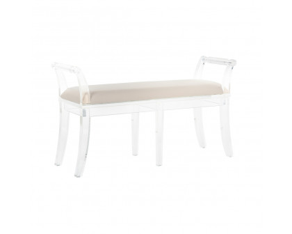 Chelsea House - Neoclassic Acrylic Bench