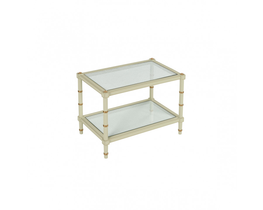 Chelsea House Conner Cane Cocktail Table - Green