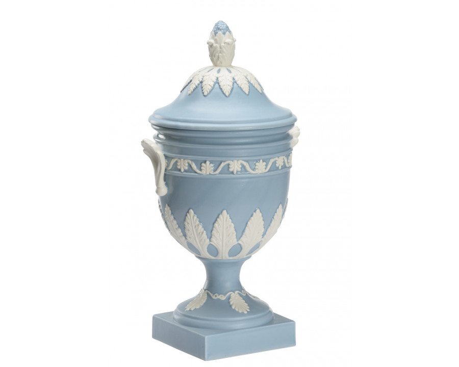 Chelsea House Wedgewood Urn - Blue/Gray