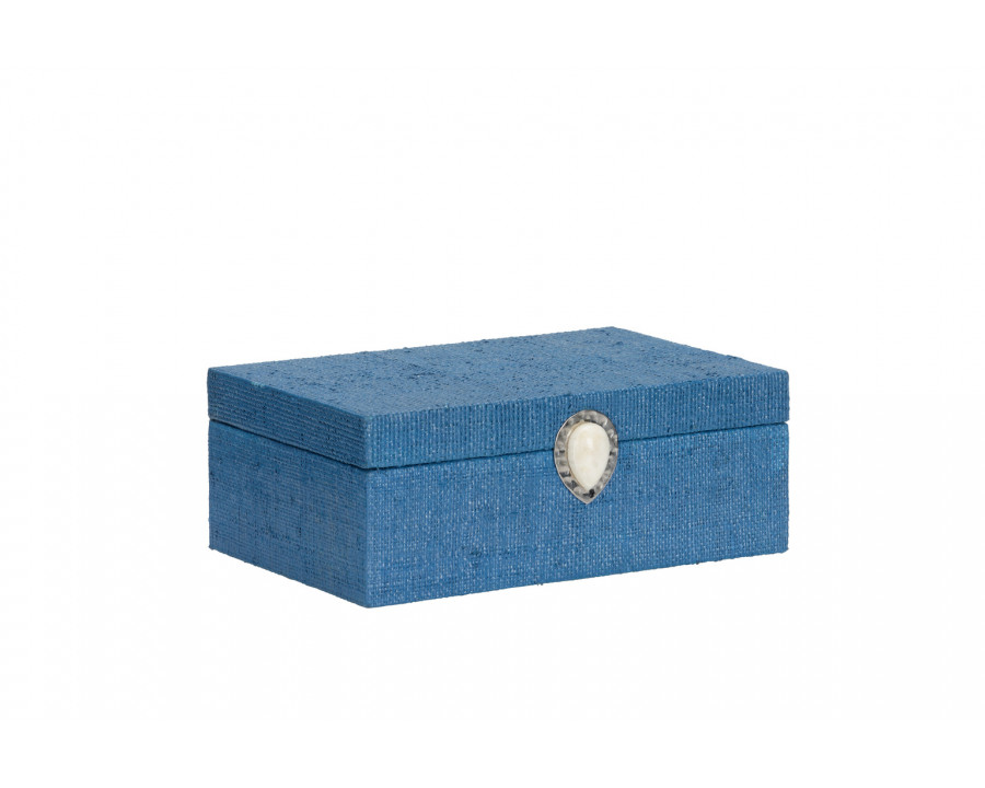 Chelsea House Moonstone Box - Blue, Large