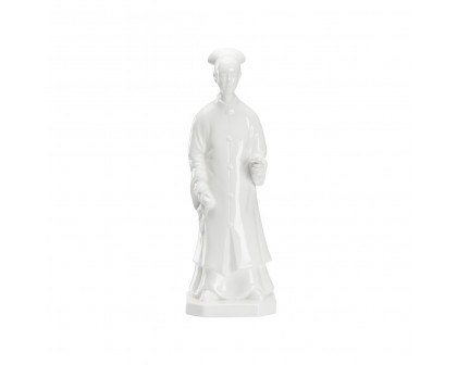 Chelsea House - Chinese Woman Figurine in White