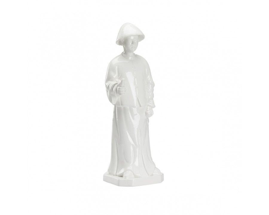 Chelsea House - Chinese Man Figurine in White