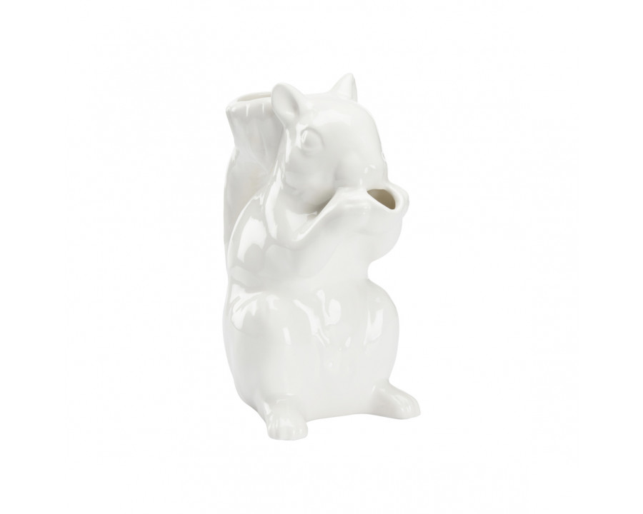 Chelsea House - Squirrel Pitcher in White