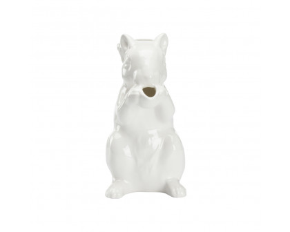 Chelsea House - Squirrel Pitcher in White