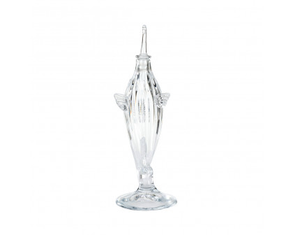 Chelsea House - Hand Blown Fish Decanter in Clear