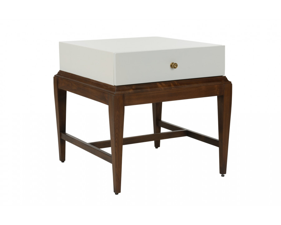 Chelsea House Emery End Table - White