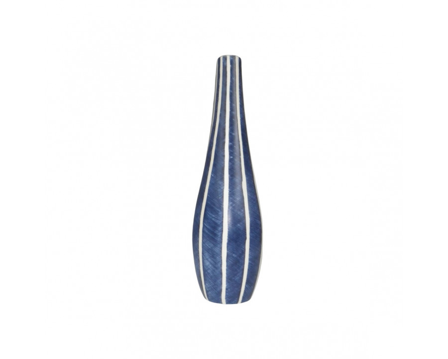 Chelsea House - Blueline Vase in Blue/White