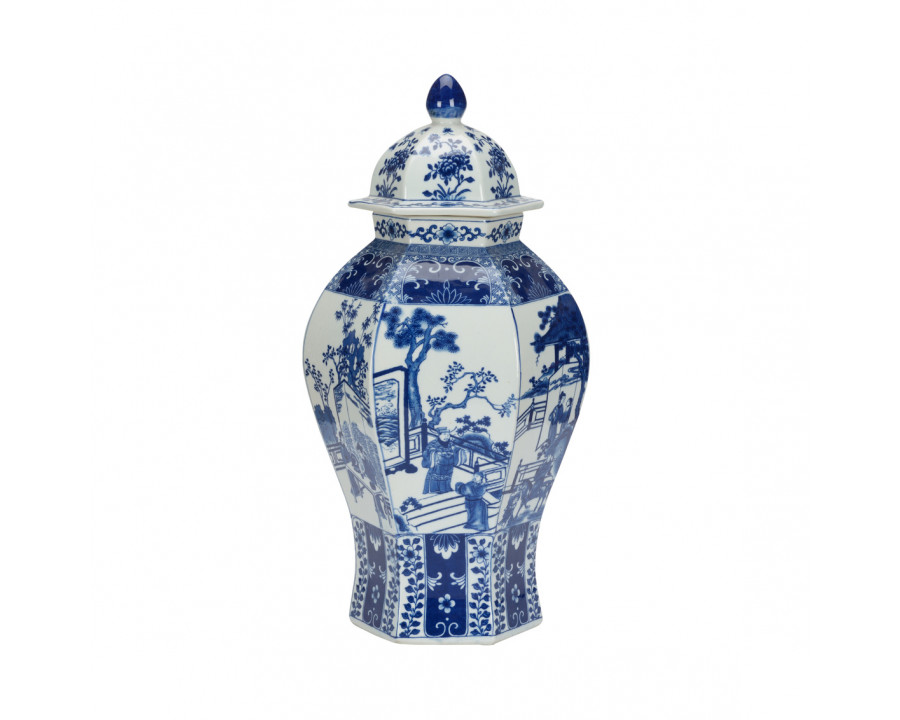 Chelsea House - Meiling Court Ginger Jar in Multi-Color