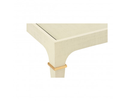 Chelsea House - Mylene Cocktail Table in Cream/Gold/Clear