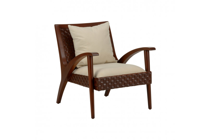 Chelsea House™ Drew Chair - Brown, Leather