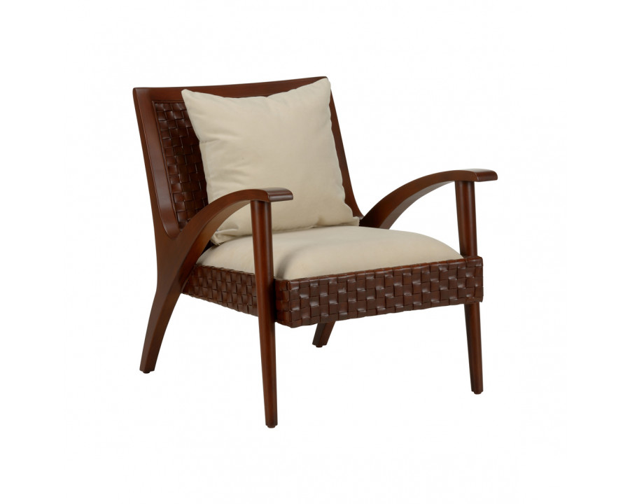 Chelsea House Drew Chair - Brown, Leather