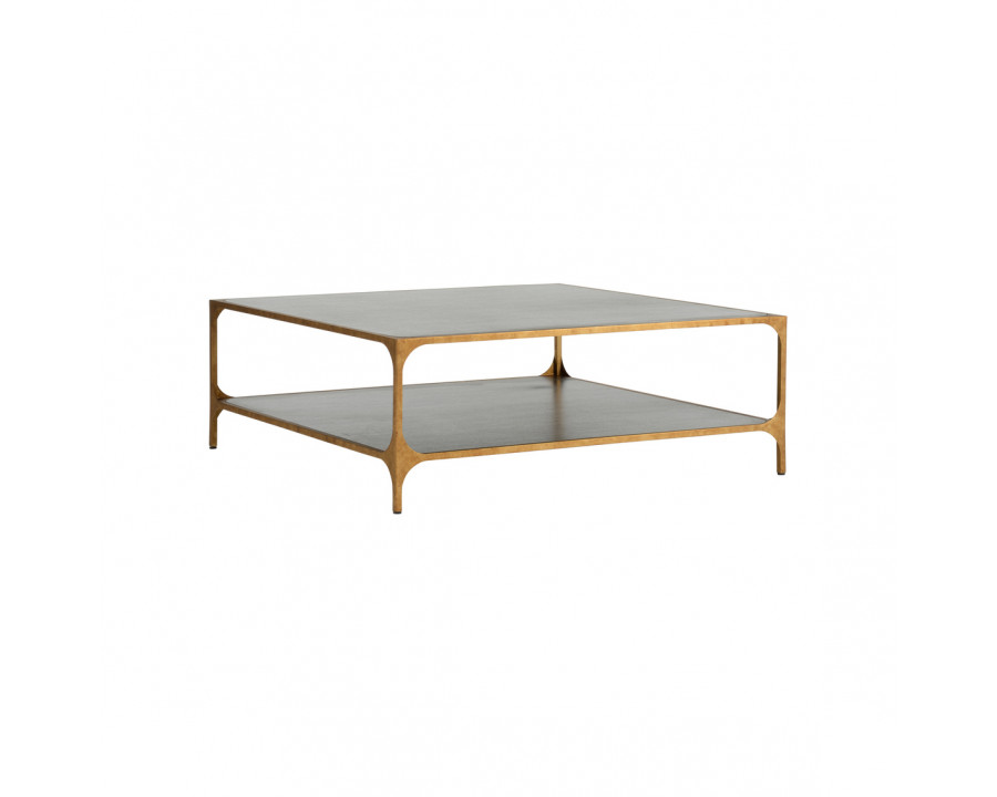 Chelsea House - Herman Coffee Table in Gold Leaf/Black