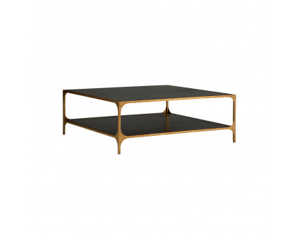 Chelsea House - Herman Coffee Table in Gold Leaf/Black