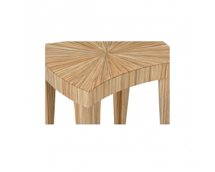 Chelsea House - Jigsaw Side Table in Natural Brown