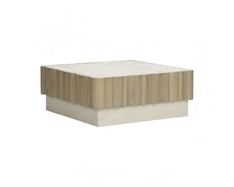 Chelsea House - Nido Cocktail Table in Gray/Natural White