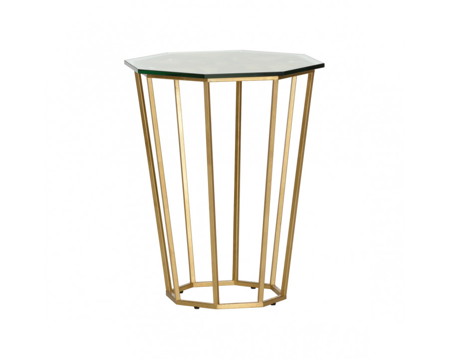 Chelsea House - Ursa Side Table in Antique Gold