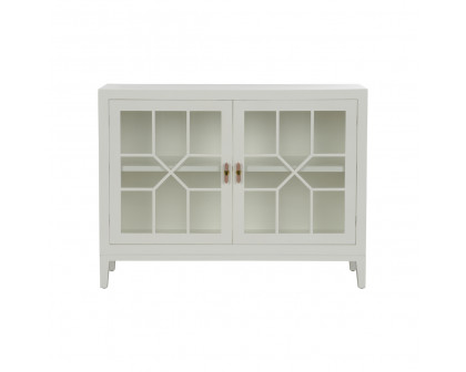 Chelsea House - Silhouette Chest in White/Clear