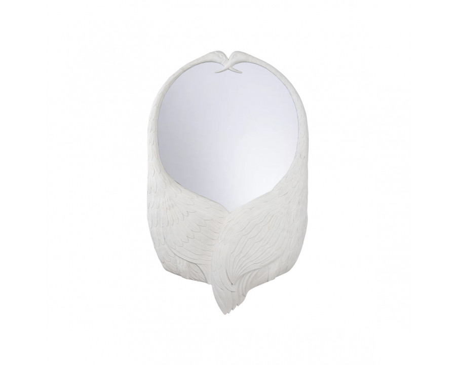 Chelsea House Crane Mirror - White