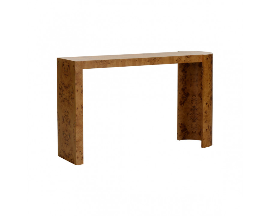 Chelsea House - Carnegie Console Table in Burl