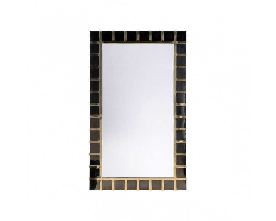 Chelsea House - Carmine Mirror in Pewter/Polished Brass