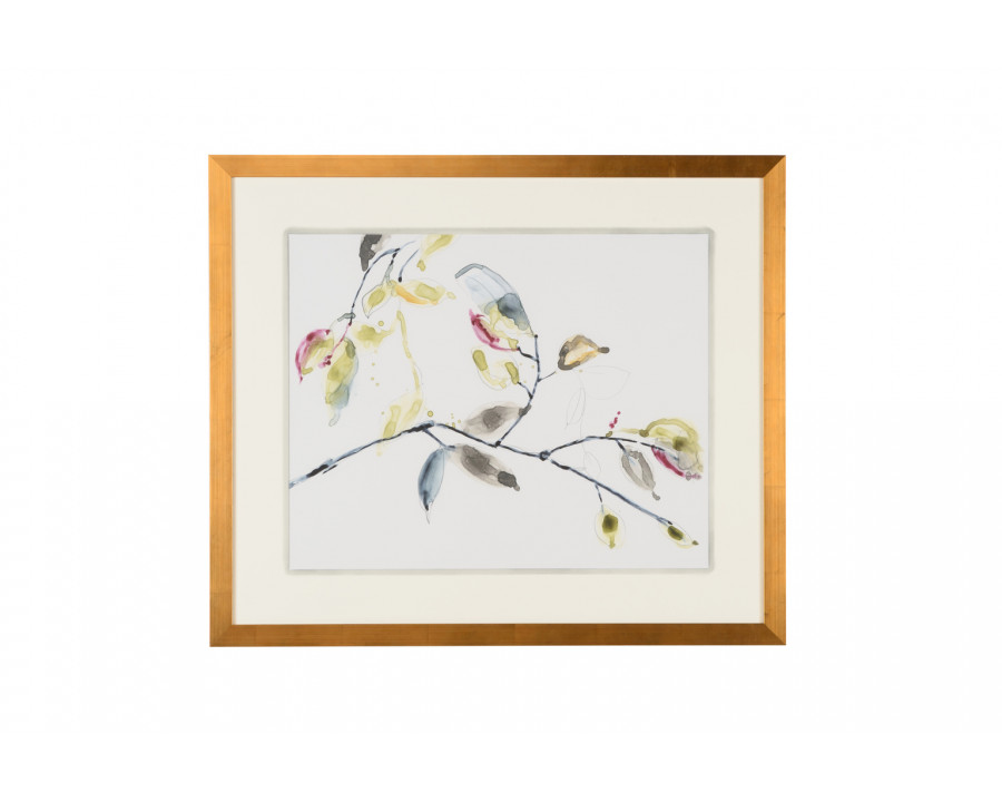 Chelsea House - Leaf Branch II in Multi-Color