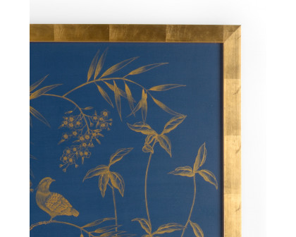 Chelsea House - Gold Buckhead Panel On Blue A