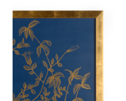 Chelsea House - Gold Buckhead Panel On Blue B