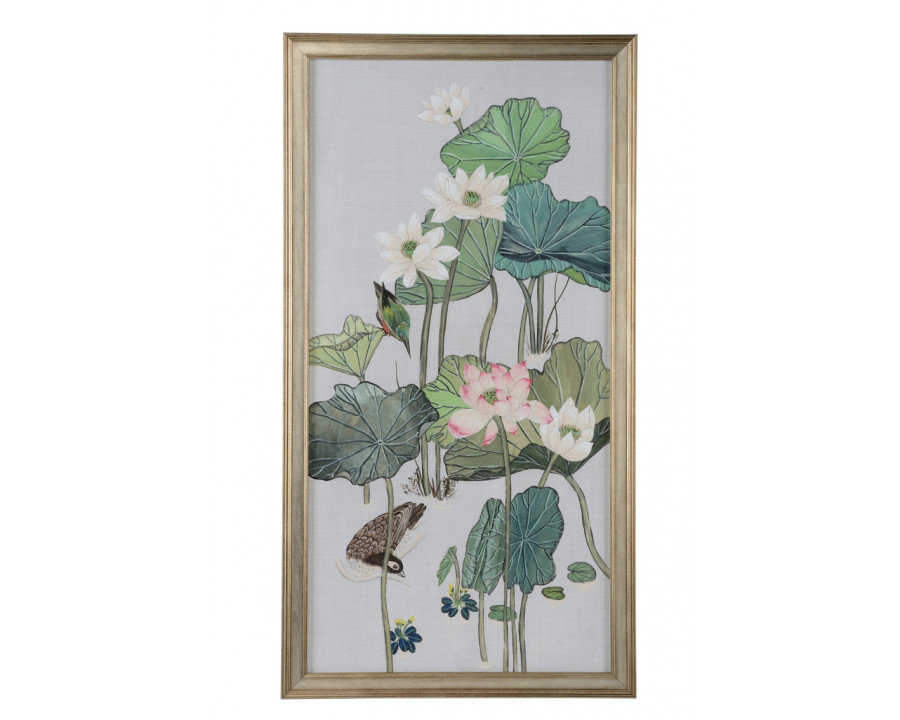 Chelsea House - Lotus Pond I in Multi-Color