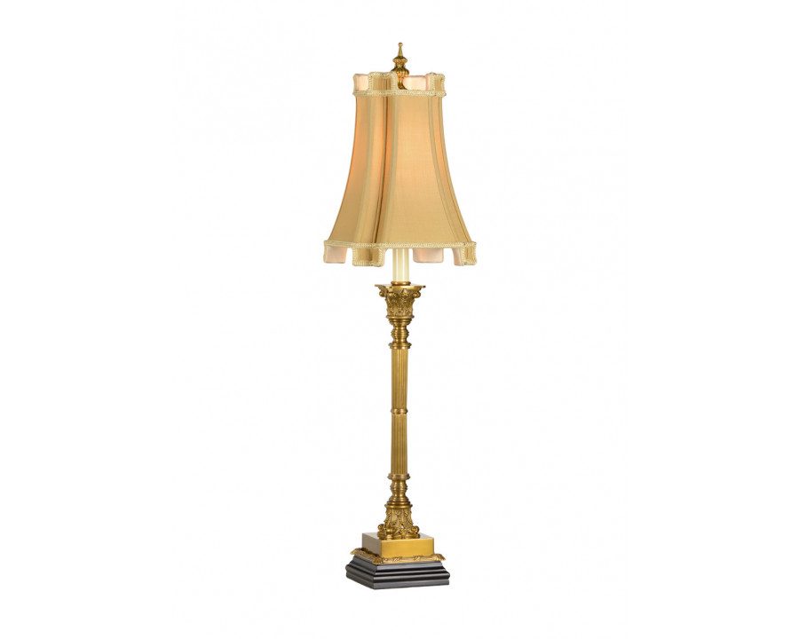 Chelsea House - St Michel Console Lamp in Antique Brass/Gold