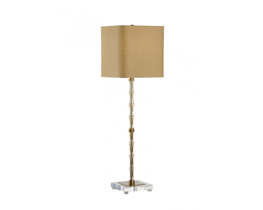 Chelsea House - Phillips Bamboo Lamp in Antique Brass