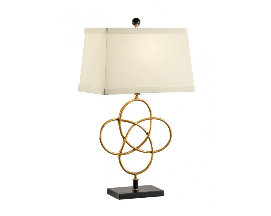 Chelsea House - Loose Knot Lamp in Gold