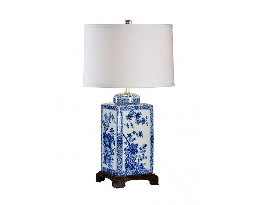 Chelsea House Lotus Lamp - Blue, Large