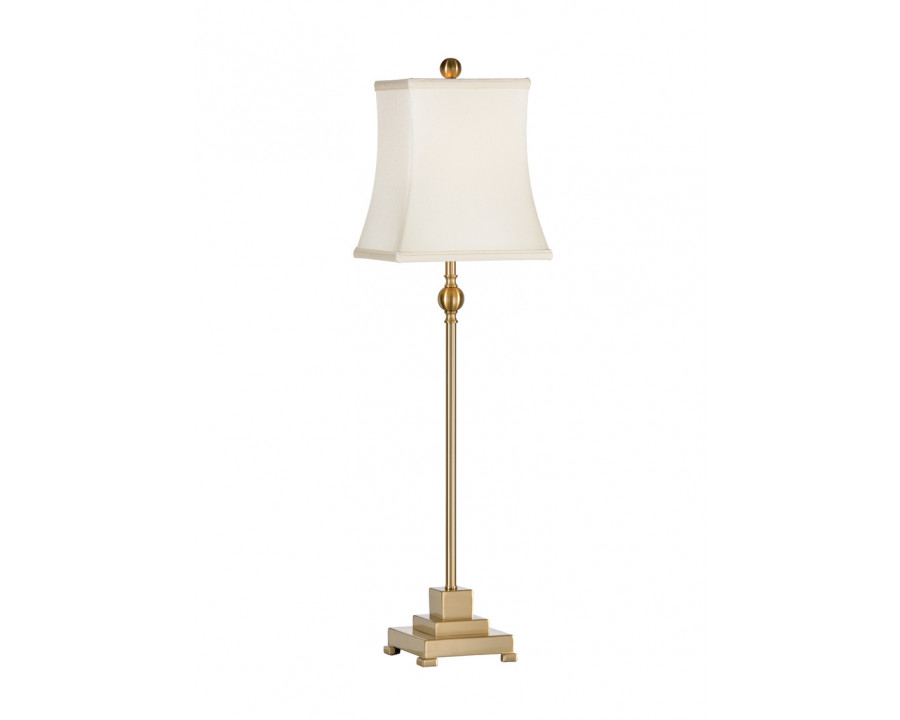 Chelsea House - Kensington Buffet Lamp in Antique Brass