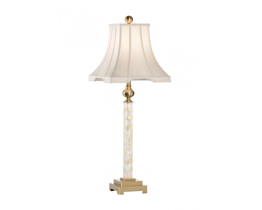 Chelsea House - Penshell Buffet Lamp in Cream Penshell