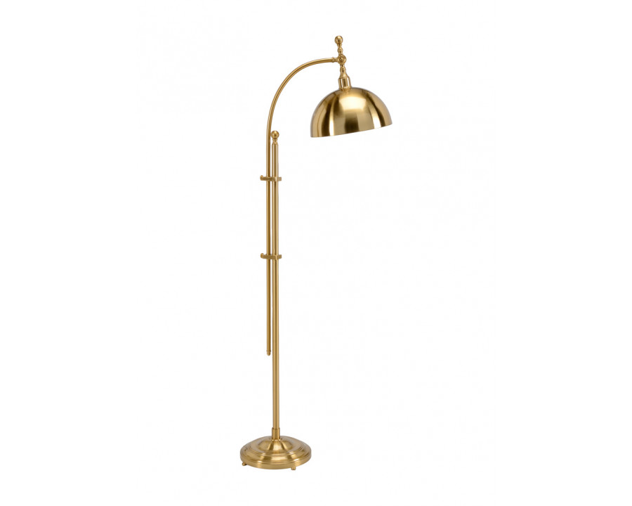 Chelsea House Berlin Floor Lamp - Antique Brass