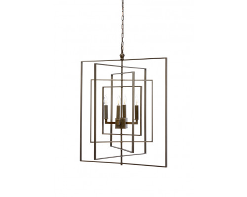 Chelsea House Cube Chandelier - Bronze