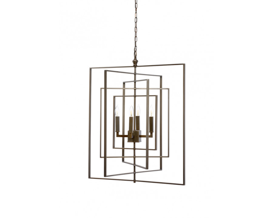 Chelsea House Cube Chandelier - Bronze