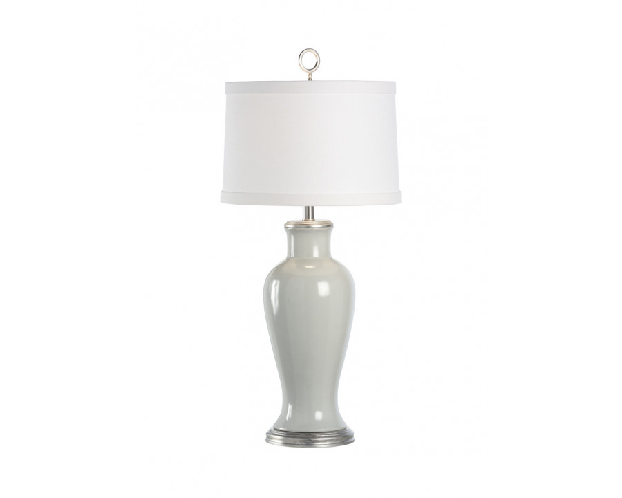 Chelsea House - Vase Lamp in Gray