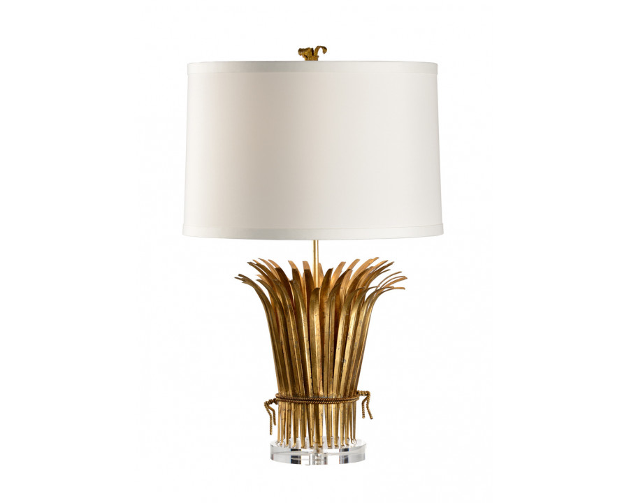 Chelsea House - Leaf Lamp in Antique Gold Leaf