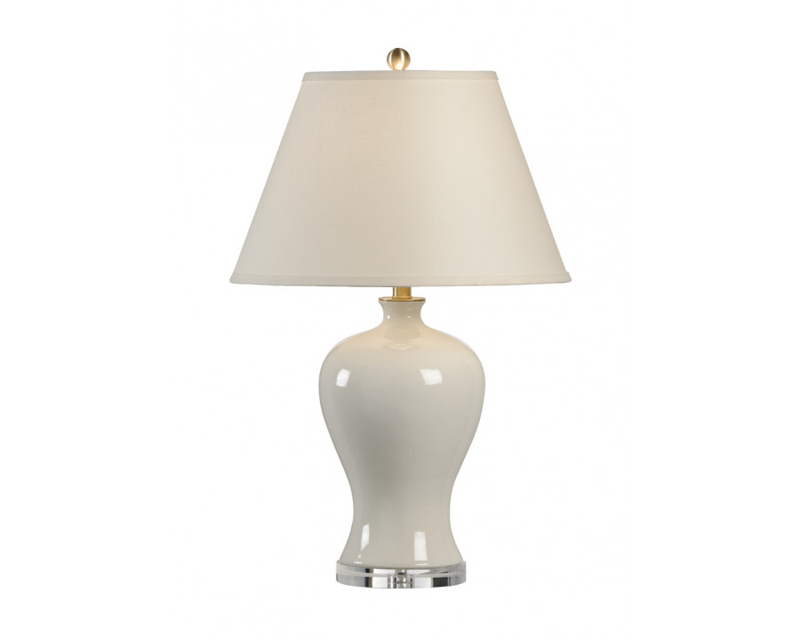 Chelsea House - Columbus Vase Lamp in Cream