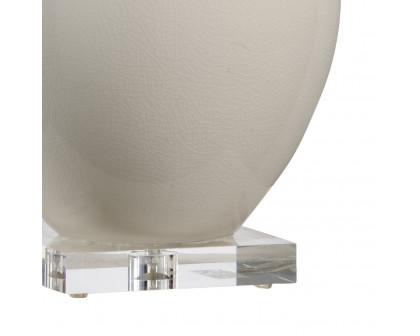 Chelsea House Fulton Vase Lamp - Cream