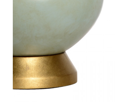 Chelsea House - Eden Lamp in Celadon/Gold