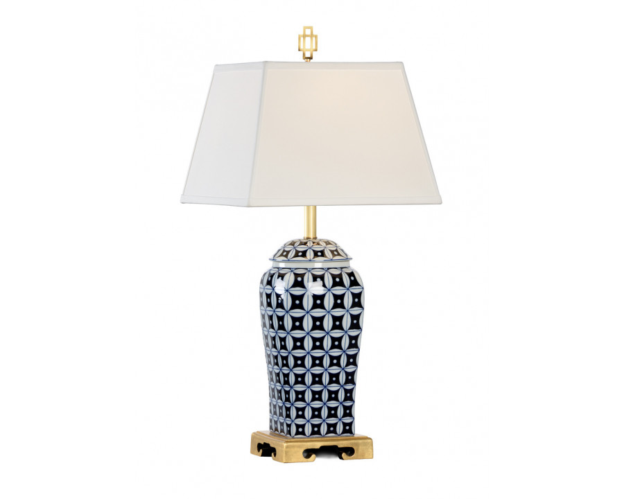 Chelsea House - Cain Porcelain Lamp in Blue/White