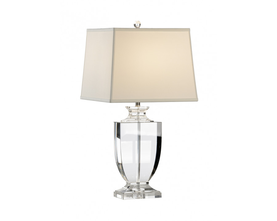 Chelsea House - Durham Crystal Lamp in Clear