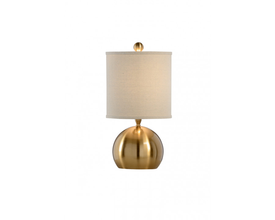 Chelsea House - Small Ball Lamp in Brushed Brass